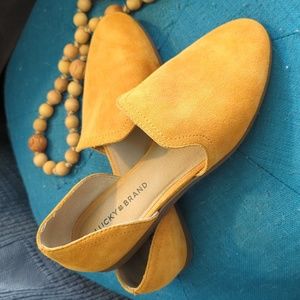 Lucky Brand, size 9 yellow, Jinree flats